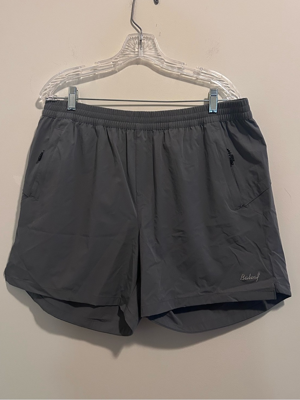 Baleaf Women’s Charcoal Quick Dry Shorts with Zipper Pockets